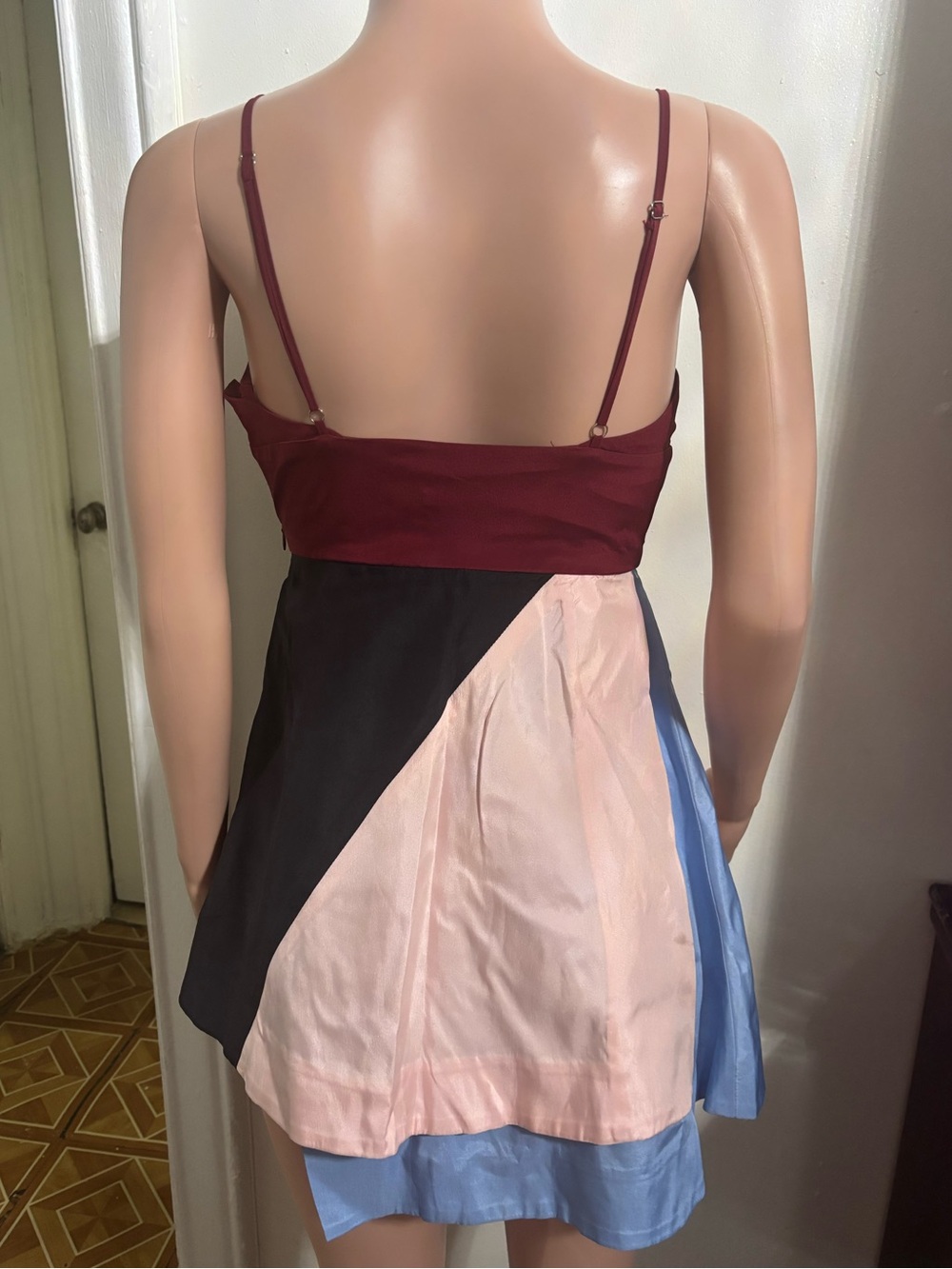 ASILIO Women’s Colorblock A-Line Mini Dress - Picture 8 of 16